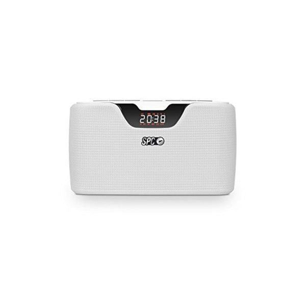 Radio Portátil Bluetooth SPC Radio Storm Boombox 4503B 20W Blanco