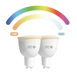 Bombilla Inteligente SPC AURA450 RGB GU10 WiFi 5,5W