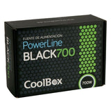 Fonte di Alimentazione CoolBox COO-FAPW700-BK ATX 700 W Nero Ø 12 cm x 1