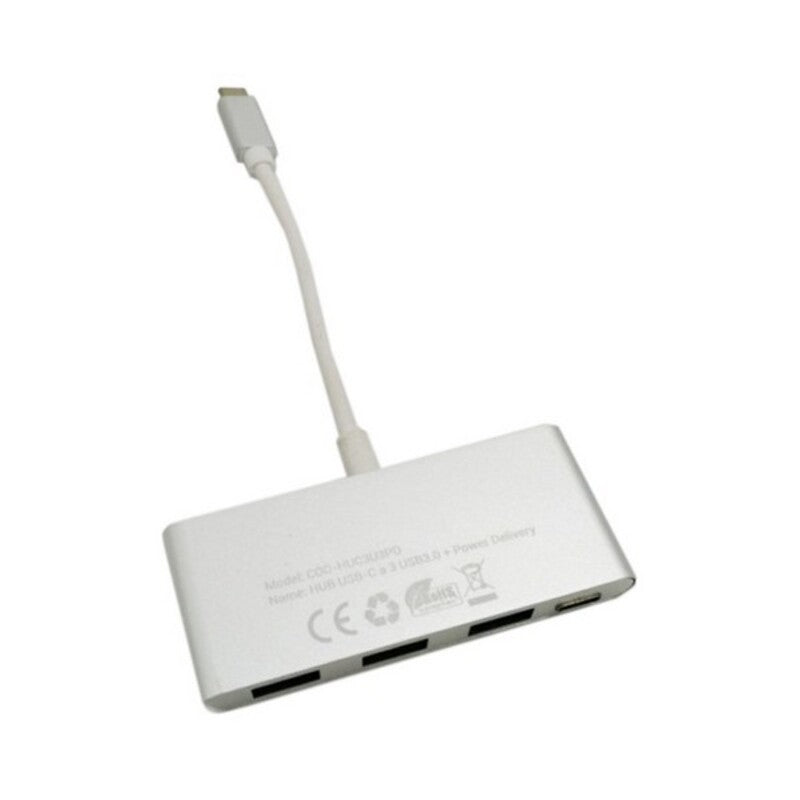 Coolbox Hub USB COO-HUC3U3PD blanc (4 portes)