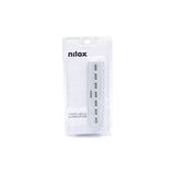 Hub USB Nilox   Argento