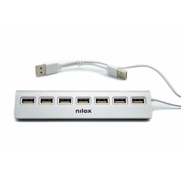 Hub usb nilox argento