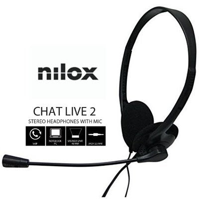 Auriculares con Micrófono Nilox Control Vol