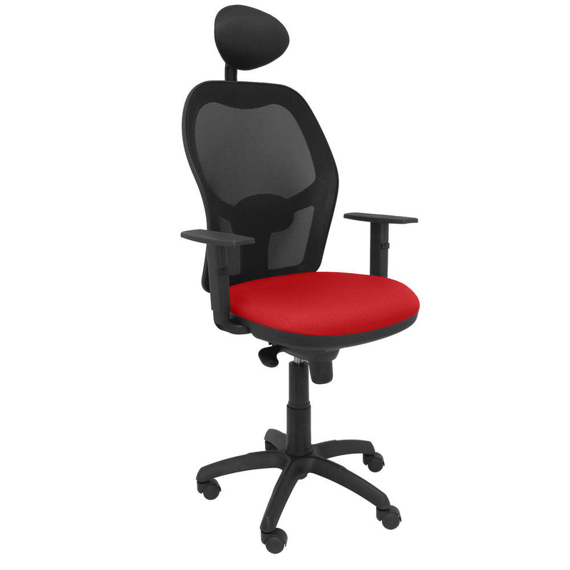 Office Chair mit Jorquera P & C Ali350c Red Headrest