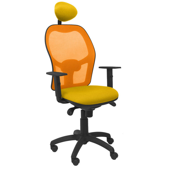 Silla de oficina con Jorquera Headrest P&C ALI100C Amarillo