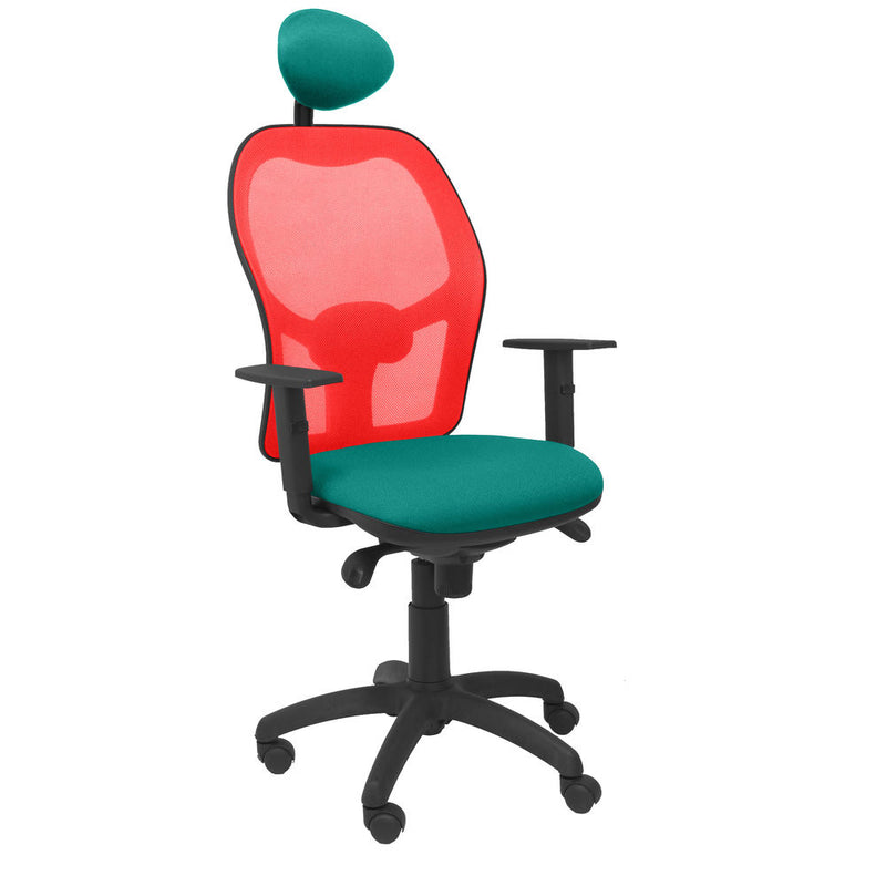 Silla de oficina con Jorquera Headrest P&C BALI39C Light Green