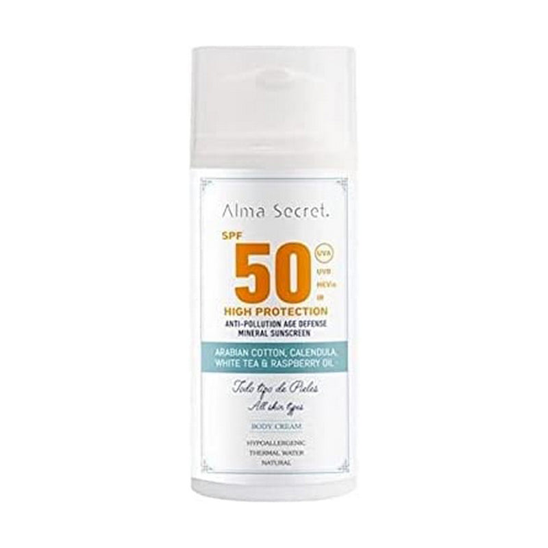 Protezione Solare Alma Secret High Protection Crema SPF 50 (100 ml)