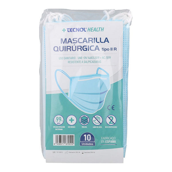 Masque chirurgical jetable Termix II R Blue (10 UDS)