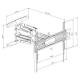 Supporto TV TM Electron 32"-65" 50 kg