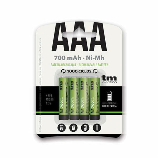 Wiederaufladbare Batterien TM Electron R03 700 mAh Ni-MH