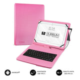 Custodia per Tablet e Tastiera Subblim KEYTAB PRO 10.1" Rosa