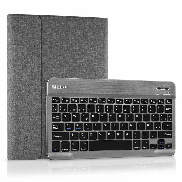 Funda para Tablet y Teclado Subblim KEYTAB PRO 10.1" Bluetooth Gris