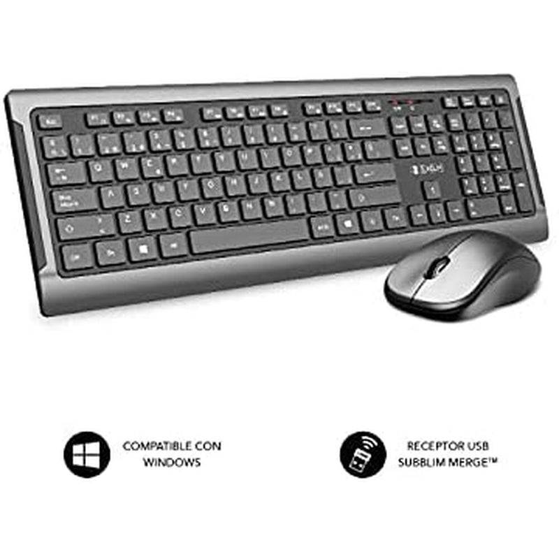 Teclado y Ratón Subblim PREMIUM SILENCE ULTRASLIM