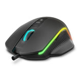 Souris de jeu avec Kom Kom Kom 6400 DPI Black RVB