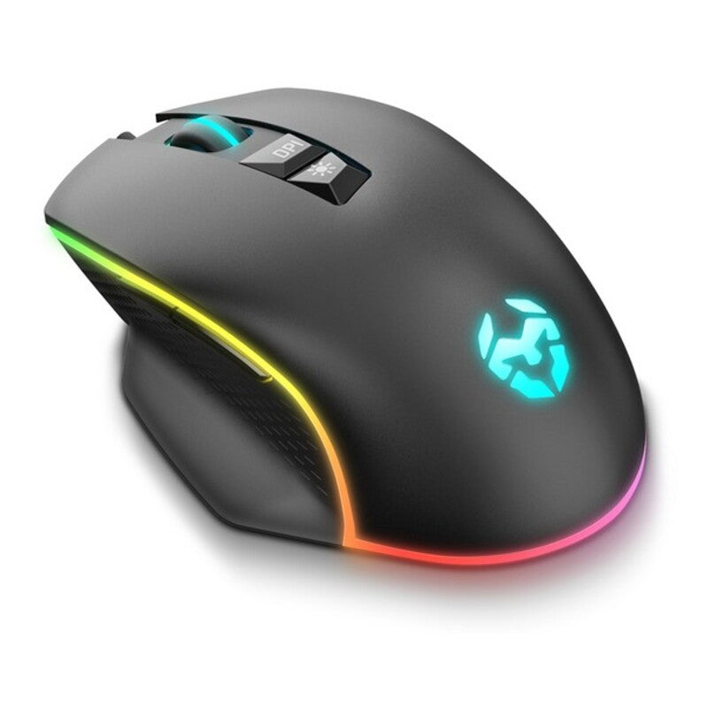 Souris de jeu avec Kom Kom Kom 6400 DPI Black RVB