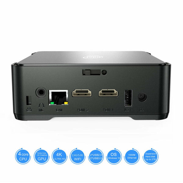 Mini PC LEOTEC SX2 4 GB DDR3 Intel® Celeron J3455 64 GB eMMC