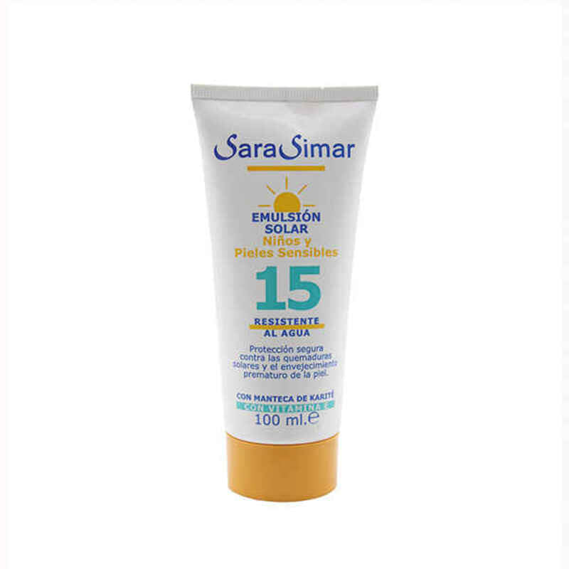 Emulsión Solar Niños y Pieles sensibles Sara Simar (100 ml) (100 ml)