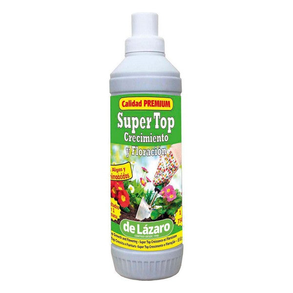 Fertilizante para plantas De Lázaro Super Top Estimulador del crecimiento Estimulador de floración (750 ml)