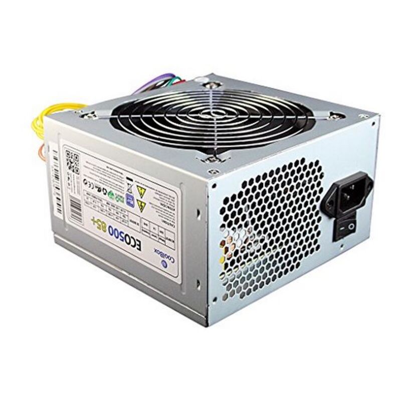 Fonte di Alimentazione CoolBox COO-FA500E85 300W Grigio ATX Ø 12 cm Sì 90 W 300W