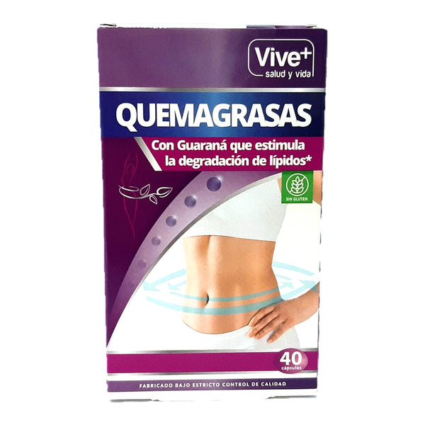 Quemagrasas Vive+ Guaraná (40 uds)