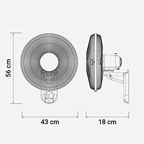 Universal Blue Solden 3050 50W Ventilateur mural