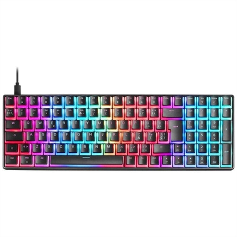 Gaming Tastatur Mars Gaming MKULTRA Schwarz LED RGB