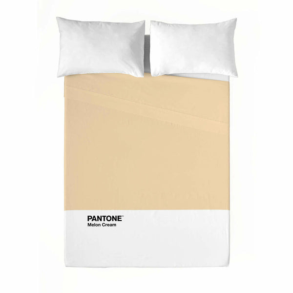 Lenzuolo Superiore Pantone Melon Cream (Letto da 90)