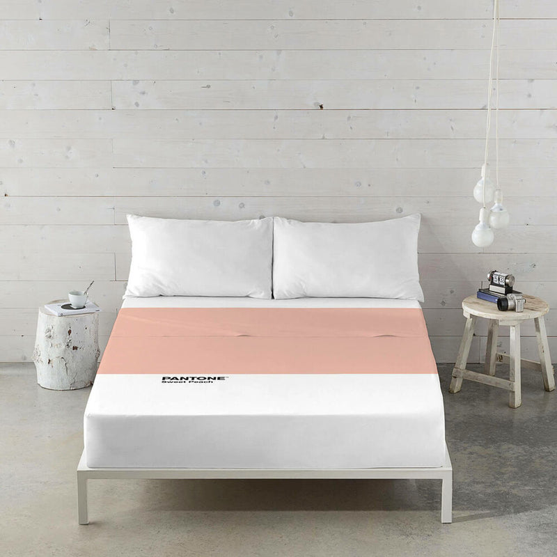 Lenzuolo Superiore Pantone Sweet Peach (Letto da 135)