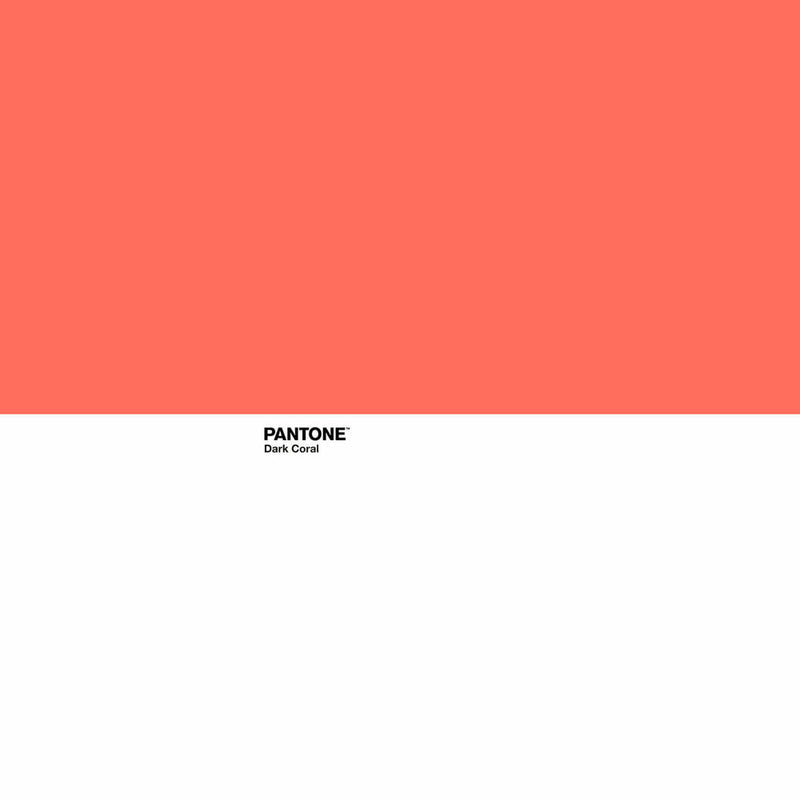 Dark Coral Pantone Quilt