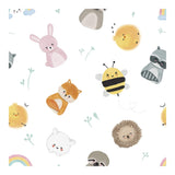 Sacco Cover with Cool Kids Animals Down Jacket (single) (105 x 190/200 cm)