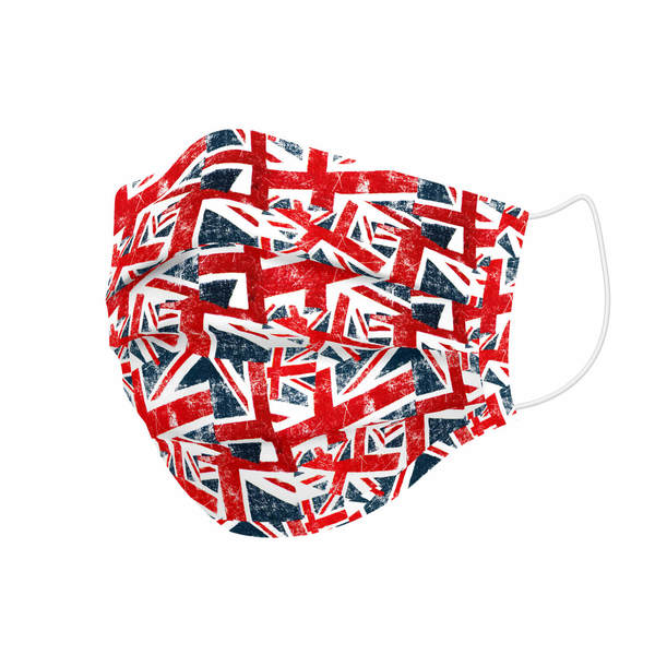 Hygiénique Masque en tissu réutilisable UK Flags Children's