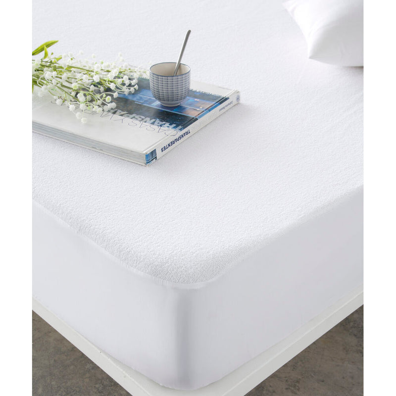 Mattress Protector Naturals White Single (90 x 190/200 cm)