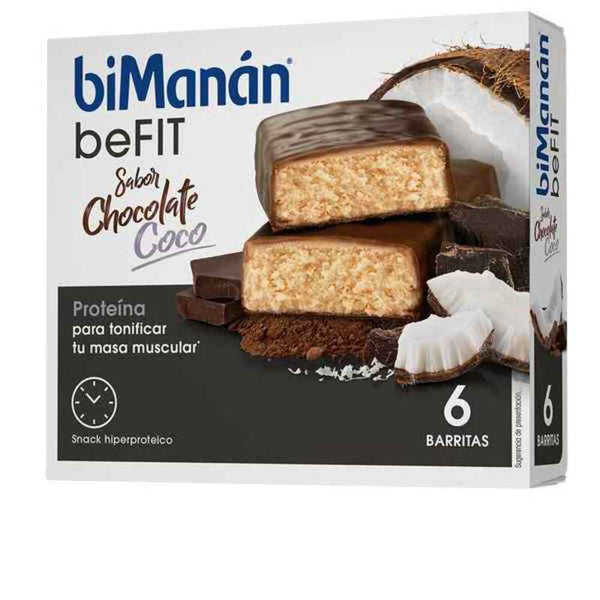 Energie-Riegel Bimanan Be Fit Schokolade Coco (6 pcs)