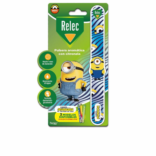 Pulsera Antimosquitos de Citronela Relec Reflec Azul Minions