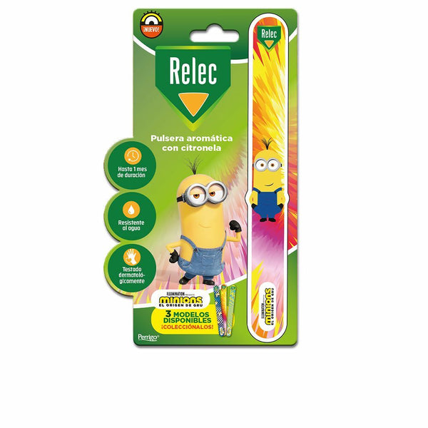 Pulsera Antimosquitos de Citronela Relec Reflec Rosa Minions