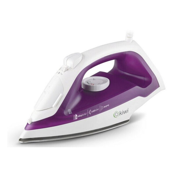 Ferro da Stiro a Vapore Kiwi KSI-6305 220 ml 1600W Acciaio inossidabile Bianco Viola