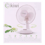 Ventilatore da Tavolo Kiwi Bianco 25W (Ø 23 cm)