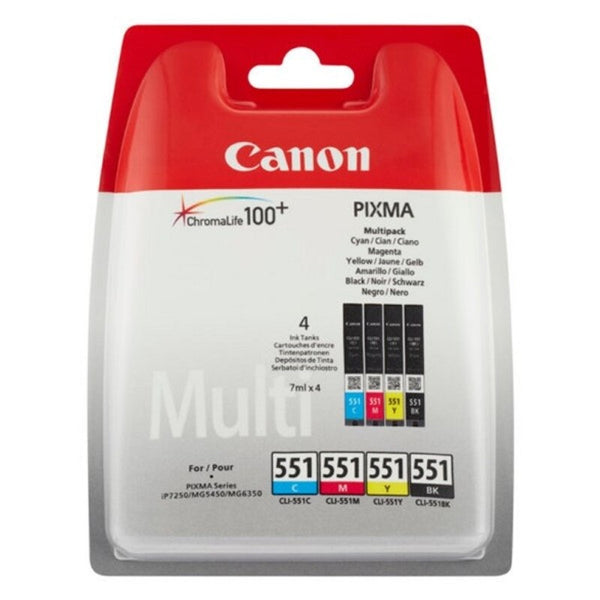 Cartucho de Tinta Original Canon CLI-551 MULTIPACK