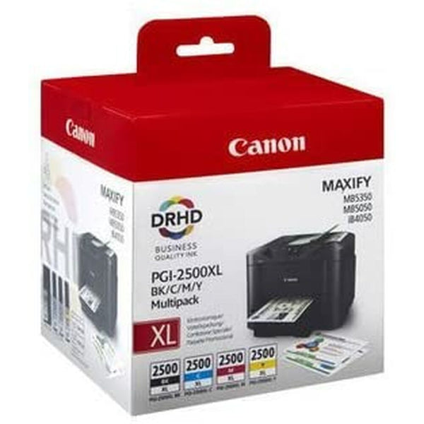 Cartuccia d'Inchiostro Originale (confezione da 4) Canon 2500XL MAXIFY iB4050 XL Multicolore