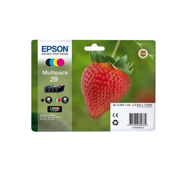 Kompatibel Tintenpatrone Epson T29 Gelb Schwarz Türkis Magenta