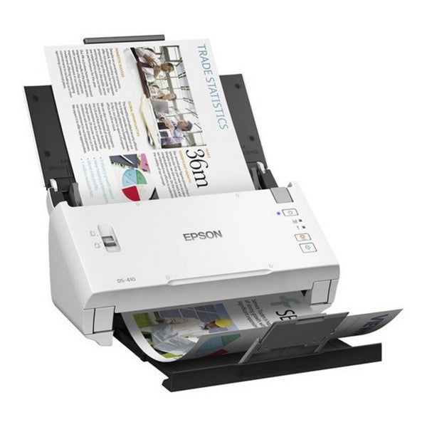 Scanner Fronte Retro Epson WorkForce DS-410 600 dpi USB 2.0 Bianco