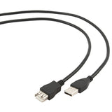 Cavo Prolunga USB GEMBIRD CCP-USB2-AMAF-6n (1,8 m) Nero