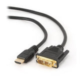 HDMI-Kabel zu DVI Gembird CC-HDMI-DVI-0,5 m (0,5 m) Schwarz