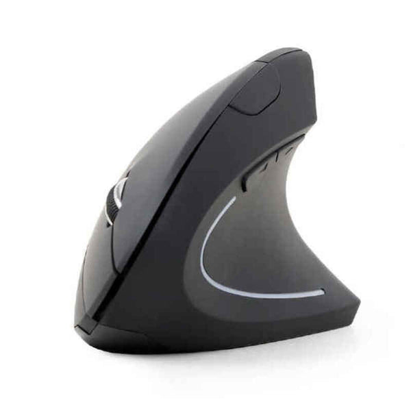 Schnurlose Mouse GEMBIRD MUSW-ERGO-01 Schwarz