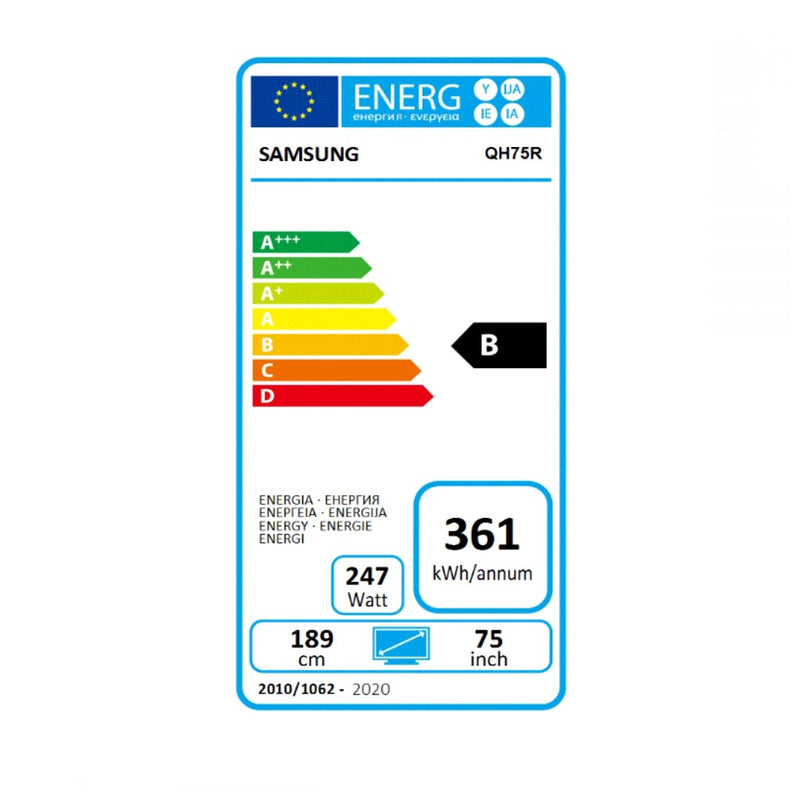 Monitor Videowall Samsung LH75QHREBGCXEN      