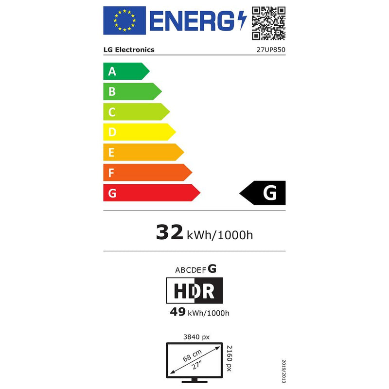 Surveiller LG 27UP850-W LED IPS 27 "