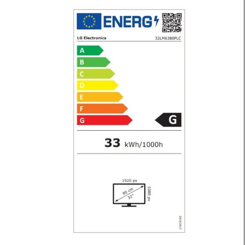 Smart TV LG 32LM6380PL 32 "FHD LED blanc