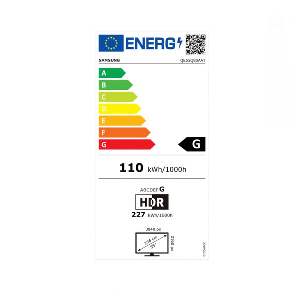 Smart TV Samsung QE55Q80A QLED UHD 4K WIFI 55"