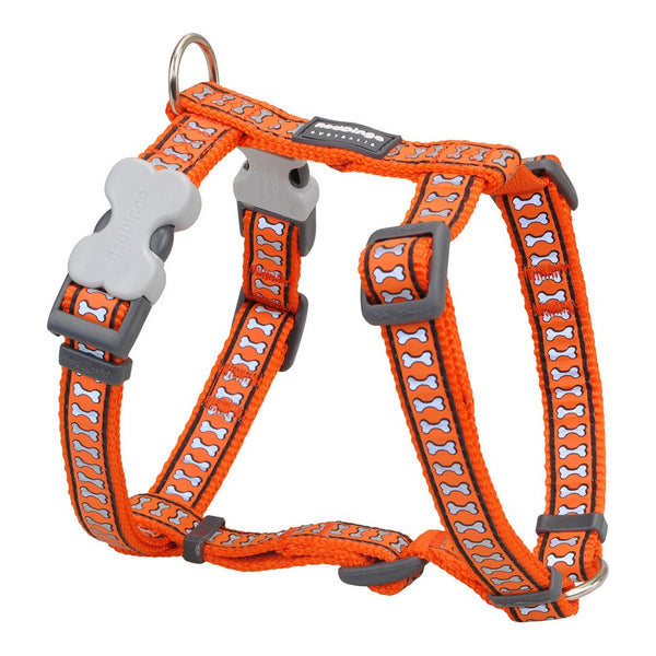 Imbracatura per Cani Red Dingo Osso Riflettente 46-76 cm Arancio