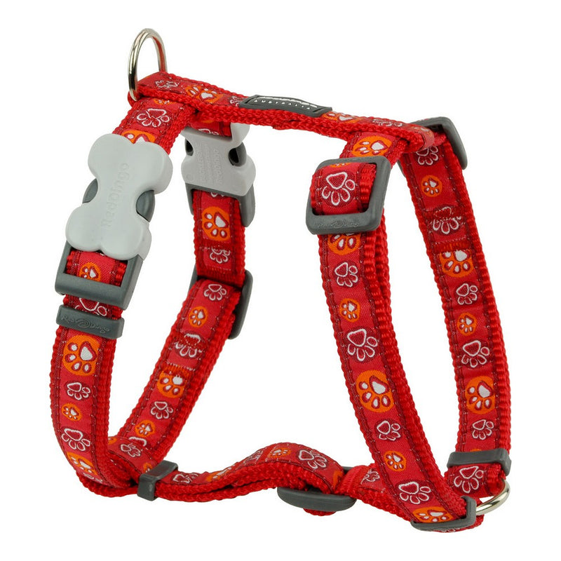 Imbracatura per Cani Red Dingo Style Rosso Impronta animale 46-76 cm